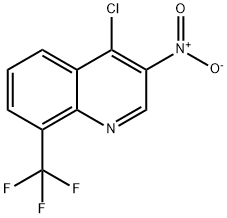 4-Chloro-3-nitro-8-(trifluoromethyl)quinoline Struktur