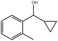 cyclopropyl-(2-methylphenyl)methanol Struktur