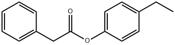 4-ethylphenyl phenylacetate Struktur