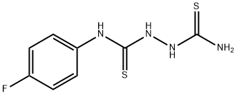 N-(4-fluorophenyl)-1,2-hydrazinedicarbothioamide Struktur