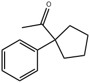 1-(1-phenylcyclopentyl)ethanone Struktur