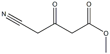 methyl 4-cyano-3-oxobutanoate Struktur