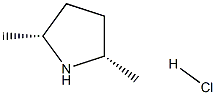 cis-2,5-Dimethyl-pyrrolidine hydrochloride Struktur