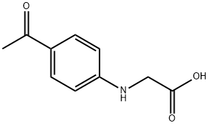 Glycine, N-(4-acetylphenyl)- Struktur