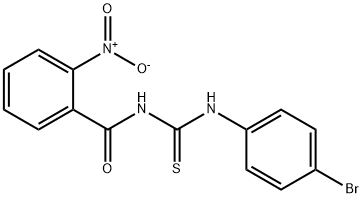 N-{[(4-bromophenyl)amino]carbonothioyl}-2-nitrobenzamide Struktur