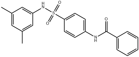 N-(4-{[(3,5-dimethylphenyl)amino]sulfonyl}phenyl)benzamide Struktur