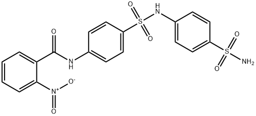 N-[4-({[4-(aminosulfonyl)phenyl]amino}sulfonyl)phenyl]-2-nitrobenzamide Struktur