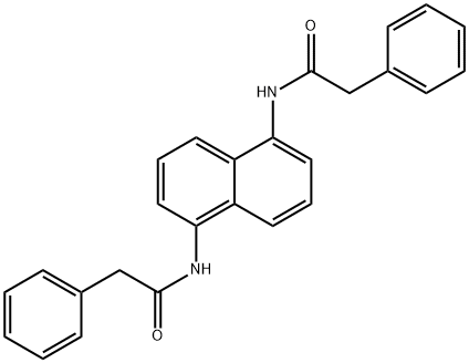 N,N'-1,5-naphthalenediylbis(2-phenylacetamide) Struktur