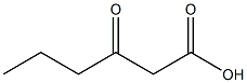 Hexanoic acid, 3-oxo- Struktur