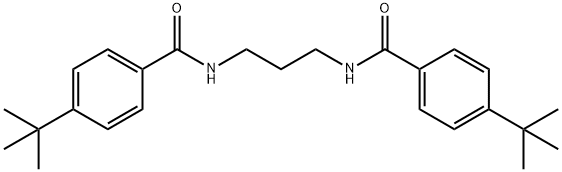 N,N'-1,3-propanediylbis(4-tert-butylbenzamide) Struktur