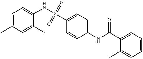 N-(4-{[(2,4-dimethylphenyl)amino]sulfonyl}phenyl)-2-methylbenzamide Struktur