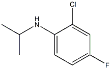 2-chloro-4-fluoro-N-propan-2-ylaniline Struktur