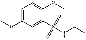 N-ethyl-2,5-dimethoxybenzenesulfonamide Struktur