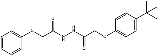 2-(4-tert-butylphenoxy)-N'-(phenoxyacetyl)acetohydrazide Struktur