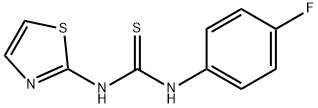 Thiourea, N-(4-fluorophenyl)-N'-2-thiazolyl- Struktur