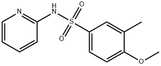 4-methoxy-3-methyl-N-(pyridin-2-yl)benzenesulfonamide Struktur