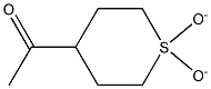 1-(1,1-dioxidotetrahydro-2H-thiopyran-4-yl)ethanone Struktur