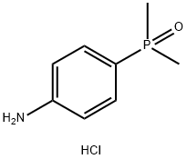 Benzenamine, 4-(dimethylphosphinyl)-, hydrochloride Struktur