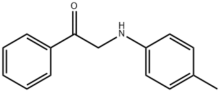 2-[(4-methylphenyl)amino]-1-phenylethanone Struktur