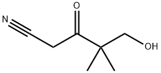 5-HYDROXY-4,4-DIMETHYL-3-OXOPENTANENITRILE Struktur