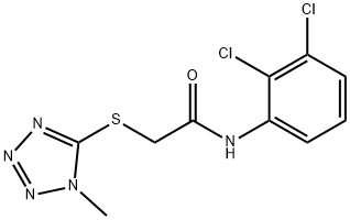 N-(2,3-dichlorophenyl)-2-[(1-methyl-1H-tetrazol-5-yl)sulfanyl]acetamide Struktur