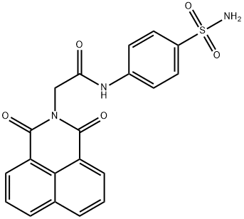 2-(1,3-dioxo-1H-benzo[de]isoquinolin-2(3H)-yl)-N-(4-sulfamoylphenyl)acetamide Struktur