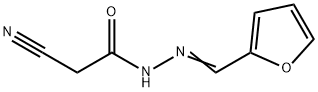 2-cyano-N'-[(E)-furan-2-ylmethylidene]acetohydrazide Struktur