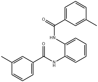 N,N'-1,2-phenylenebis(3-methylbenzamide) Struktur