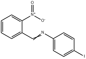 (4-iodophenyl)(2-nitrobenzylidene)amine Struktur