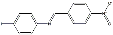 (4-iodophenyl)(4-nitrobenzylidene)amine Struktur