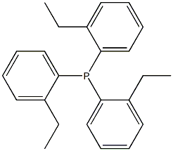 Phosphine, tris(2-ethylphenyl)- Struktur