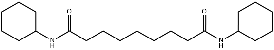 N,N'-dicyclohexylnonanediamide Struktur