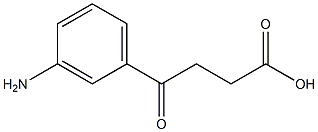 4-(3-aminophenyl)-4-oxobutanoic acid Struktur