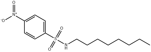 4-nitro-N-octylbenzenesulfonamide Struktur