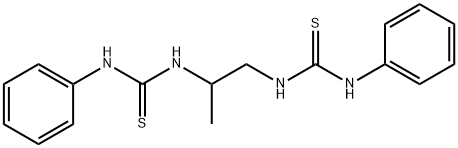 N,N''-1,2-propanediylbis[N'-phenyl(thiourea)] Struktur