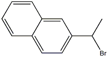 2-(1-bromoethyl)naphthalene Struktur