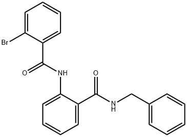 N-{2-[(benzylamino)carbonyl]phenyl}-2-bromobenzamide Struktur