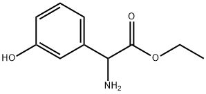 RS-3-hydroxyphenylglycine ethyl ester Struktur