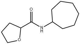 N-cycloheptyltetrahydro-2-furancarboxamide Struktur