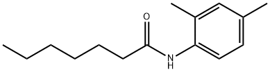 N-(2,4-dimethylphenyl)heptanamide Struktur