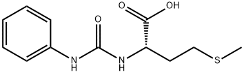 4-Methylsulfanyl-2-(3-phenyl-ureido)-butyric acid Struktur