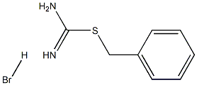 (benzylsulfanyl)methanimidamide hydrobromide Struktur