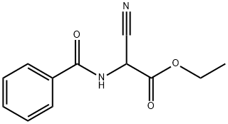 ETHYL 2-BENZAMIDO-2-CYANOACETATE Struktur