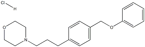 Morpholine, 4-(3-(4-(phenoxymethyl)phenyl)propyl)-, hydrochloride 結(jié)構(gòu)式