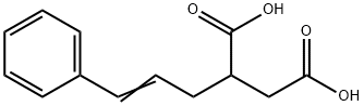 2-[(E)-3-phenylprop-2-enyl]butanedioic acid Struktur