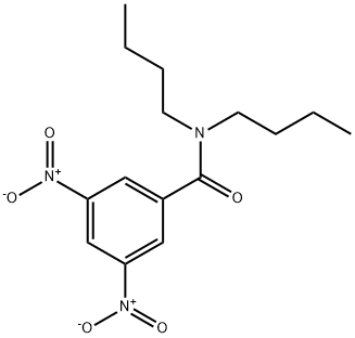 N,N-Di-n-butyl-3,5-dinitrobenzamide, 97% Struktur