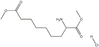 Nonanedioic acid, 2-amino-, dimethyl ester, hydrochloride Struktur