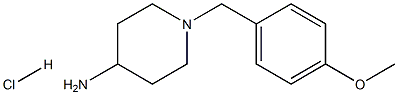 1-(4-methoxybenzyl)piperidin-4-amine hydrochloride Struktur