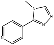 4-(4-methyl-1,2,4-triazol-3-yl)pyridine Struktur