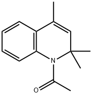 Quinoline, 1-acetyl-1,2-dihydro-2,2,4-trimethyl- Struktur